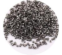 Bracelet Beads Opaque Metallic Color Glass Beads Uniform Loose Spacer Seed for Bracelet Making(Color-03,5g-1000pcs-1.6mm)