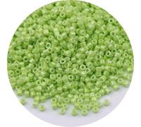 Bracelet Beads Opaque Metallic Color Glass Beads Uniform Loose Spacer Seed for Bracelet Making(Color 101,10g-2000pcs-1.6mm)