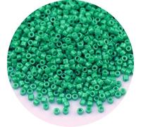 Bracelet Beads Opaque Metallic Color Glass Beads Uniform Loose Spacer Seed for Bracelet Making(Color 15,10g-2000pcs-1.6mm)