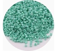 Bracelet Beads Opaque Metallic Color Glass Beads Uniform Loose Spacer Seed for Bracelet Making(Color 62,5g-1000pcs-1.6mm)