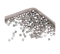 Bracelet Beads Plated Gold Beads Separated Square Cut Dice DIY Handmade Jewelry for Bracelet Making(Silver,3mm)