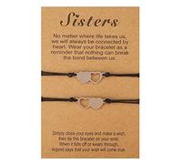 Bracelet Bracelet Charm Jewelry Sister Heart Girls For Woman Fashion Bracelet Love Sister Bracelets Valentines Costume Jewelry for Women (As show, One Size)
