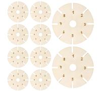 Bracelet Braiding Tool - Cotton Cords Plaited Disc - Wooden Round Craft Tool for Necklaces Lanyards Projects Beginner Handicraft Straps Women Men