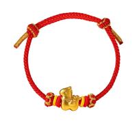 Bracelet - Chinese Horse Charm, Red String Protection with Adjustable Cord, Good Fortune Luck Symbol, Ideal for 2026 Lunar New Year Celebration