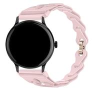 Bracelet Compatible for 16mm, 20mm, 22mm Watch, Slim Single Chain Elegant Silicone Hollowed Out Replacement Watch Strap for Sekonda Flex,Flex Plus,Motion Pro/TRACK 26mm,CONNECT,etc (Pink, 20mmSize)