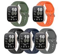 Bracelet Compatible with Amazfit Bip 6/Bip 5/Bip 5 Unity/Cheetah/Cheetah Pro/Balance, Silicone Replacement Strap Watch Strap for Amazfit GTR 4/GTR 3/GTR 3 Pro/GTR 2/GTR 2e/GTR 2 eSIM/GTR 47 mm