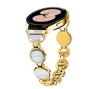 Bracelet Compatible with Garmin Venu/Venu SQ 2/Venu 2 Plus, Vivoactive 5/Vivoactive 3/Vivomove Trend, Forerunner 55/245/645 Replacement Strap for Women, Size L