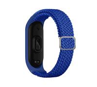 Bracelet Compatible With Mi Band 6 7 Strap Elastic Adjustable Nylon Braided Miband4 Miband 5 Correa Wristband Compatible With Xiaomi Mi Band 4 3 5 6 7 ( Color : Atlantic Blue , Size : Mi band 3 4 )