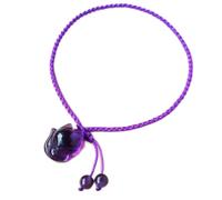 Bracelet Feng Shui Love Anklet Bracelet Natural Red Agate Amethyst Nine Tailed Fox Red String Anklet for Women Wealth Anklet Evil Spirits Talisman Prosperity Money Metaphysical Jewelry,Amethyst (Colo