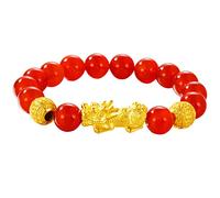 Bracelet Feng Shui Pi Xiu/Pi Yao Bracelet Agate Black Obsidian Fortune Bracelet Good Luck for Men Women Reiki Chakra Meditation Bracelets Ward Off Evil Spirits Talisman for Prosperity Money,Obsidian (