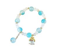 Bracelet for Initial Little Fresh Student Bracelet Firefly Bracelet Gradient Beaded Bracelet Sweet Temperament Boudoir Hand Jewellery Bracelet for Women Expandable, one size, Artificial Crystal, No