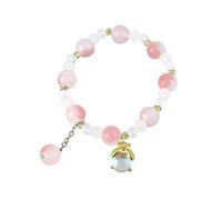 Bracelet for Initial Little Fresh Student Bracelet Firefly Bracelet Gradient Beaded Bracelet Sweet Temperament Boudoir Hand Jewellery Bracelet for Women Expandable, one size, Artificial Crystal, No