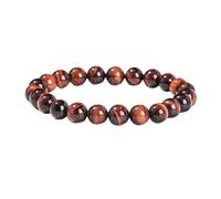 Bracelet For Men Women,Tiger Eye Stone Beaded Bracelet Stretch Wristband Natural Healing Crystal Bangle Protection Gemstone Jewellery Gifts Capricorn