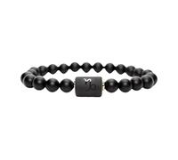 Bracelet For Men Women,Zodiac Beaded Stone Bracelet Stretch Wristband Natural Healing Crystal Bangle Gemstone Birthday Gift Capricorn