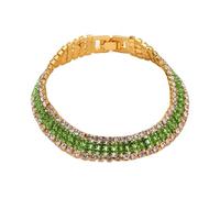 Bracelet For Women Gold Simple Full Chain Daily Versatile Accessories Evening Neon Light Bracelet, one size, Metal, No Gemstone