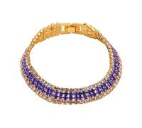 Bracelet For Women Gold Simple Full Chain Daily Versatile Accessories Evening Neon Light Bracelet, one size, Metal, No Gemstone