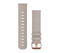 Garmin Quick Release Band, 20mm, Gray Suede with Rose Gold Hardware