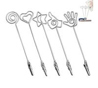 Bracelet Helper Tool - 5 Pack Metal Bracelet Helper for Putting on Jewelry Yourself, Multi-Use Spiral Design as Card Holder, Silver..