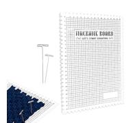 Bracelet Macrame Board - Craft Making Tool, Jewelry Knotting Base, Durablle DIYs Platforms | Lightweight Beading Cord Holder, Creative Braiding Supply Design for Crafters Artists Beginners Studio