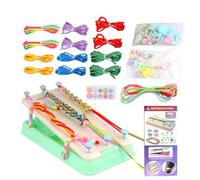 Bracelet Maker Set - Bracelet Kit Stretchy Hand Rope Bracelt Maker Set | Woven Friendship Bracelets for Girls and Boys, Cool Arts and Crafts Bracelets for Kids