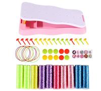 Bracelet Making Kit - Bracelets Braiding Set | Complete Bracelet Maker Bundle | Portable Rope Kit | Ideal for School & Trip Activities | Includes, Threads, Beads, and Storage Case