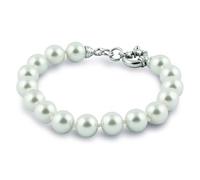 Bracelet "Manacor" Perlas de Mallorca - Made with white Mallorca pearls. Made entirely in Mallorca using the traditional method. Bracelet with sailor clasp.