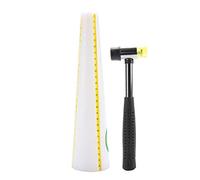 Bracelet Measuring Mandrel Plastic Stick Sizer, Jewelry Hammer Repairing Making Tools Set, Stainless Steel Head Hammer with Plastic Mandrel for Bracelet Reshaping and Measuring at