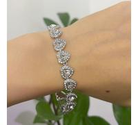 (bracelet) Original 2025 New Fine Jewelry Set Charms Heart Necklace Love Swarovski Angelic Earring Bracelet For Women Party Jewelry Free Shipping