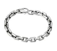 Bracelet Real Sterling Silver 7MM Thick Rolo Chain Bracelets for Men 18CM