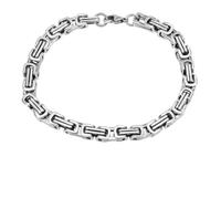 Bracelet S925 Sterling Silver Bracelet Empire Cuban Chain Male Wide Heavy Work Bracelet Fashion, 925 Silver, 18cm