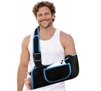 Bracelet Shoulder Immobilizer for Men and Women, Adjustable Rotator Cuff Support Bracket, Fits Left or Right, Comfortable Medical Slings for Elbow and Wrist Injuries