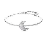 Swarovski Luna White Rhodium Plated Moon Bangle 5666175 - Signature - Swarovski Crystal / Rhodium Plated
