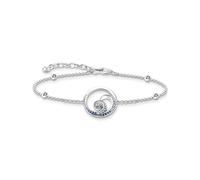 Bracelet Wave with Blue Stones Blue- Silver-Colored A2045-644-1-L19V - female - THOMAS SABO - Bracelets - Gray - ONE SIZE - Accessories ONE SIZE