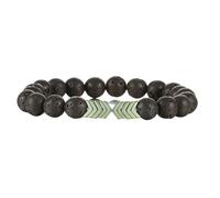 Bracelets 8mm Crystal Bracelets Spiritual Nature Stones Arrow Black Round Beads Woven Stretchy 17cm x 7mm for Wedding,Green,A