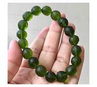 Bracelets 9 10mm Moldavite meteorite impact other Natural Unprocessed stone crystal
