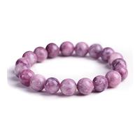 Bracelets,Beaded Bracelets Feng Shui Bracelet 5A Brazillian Rare Plum Blossom Clove Purple Tourmaline Beaded Natural Gemstone Simple Style Crystal Amulet for Women Popularity Love