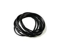 Bracelets Black Rubber Strap x 12, One Size, Rubber, Stone-Free, One Size, Rubber, without stone