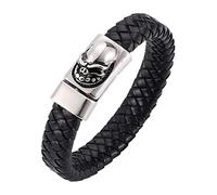 Bracelets Boys, Charm Bracelet Boy Woven Bracelets Men's Punk Bracelet Stainless Steel with Magnetic Clasp Gifts