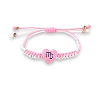Bracelets for Girls Women - Constellation Lovely Handmade Braided Bracelet for Little Girls Little Sister Daughter Best Friend, Celestial Horoscope Jewellery Gift Cute Bracelets for Her, Virgo
