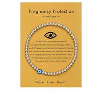 Bracelets for Women, Bead Animal Evil Eye Bracelets, Birthday Graduation Christmas Gifts for Friends Sisters Mom Daughter, One Size, Stainless Steel, no gemstone