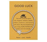 Bracelets for Women, Bead Animal Evil Eye Bracelets, Birthday Graduation Christmas Gifts for Friends Sisters Mom Daughter, One Size, Stainless Steel, no gemstone