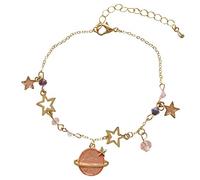 Bracelets for Women Women Star Planet Dangle Faux Quartz Bracelet Bangle Wedding Party Jewelry Gift