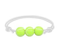 Bracelets for Womens Friendship Basketball Baseball Bracelet Wax Line Tennis Rugby Bracelet Boys Girls Sports Jewelry Silver for Women (F, One Size)