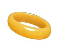 Bracelets,Yellow Jade Bangle for Women, Waimengke Jadeite Bangle Jewelry(62mm)