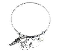 BraceletsA Stainless Never Walk Alone Way God's Sister Making Of Bangle Sure Sister We Is Bracelets Classic Watch (B, One Size)