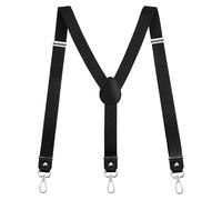 Braces For Men Trousers,Mens Braces For Trousers With 3 Strong Clips,130Cm,Premium Adjustable Suspenders,Ideal For Formal Wear,Work & Weddings,Comfortable & Stylish For Office Professionals & Grooms