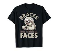 Braces Make Beautiful Faces Orthodontist Dental Awareness T-Shirt
