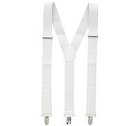 Braces White Accessory for Fancy Dress