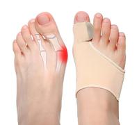 BraceTop Bunion Corrector Sleeve, Big Toe Separator Toe Splint for Bunion Pain Relief, Breathable Toe Straightener with Gel Toe Separator, Hallux Valgus Relief Big Toe Alignment 1 Pair