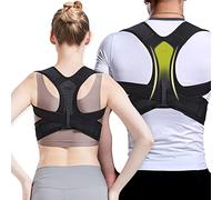 BraceTop Posture Corrector for Women and Men, Adjustable Lightweight Upper Back Brace Shoulder Back Support Belt for Hunchback, Relieve Shoulder Neck Upper Back Pain